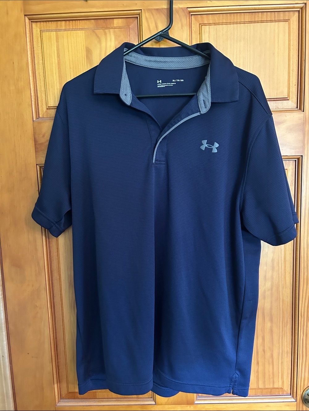Under Armour Navy Blue Polo